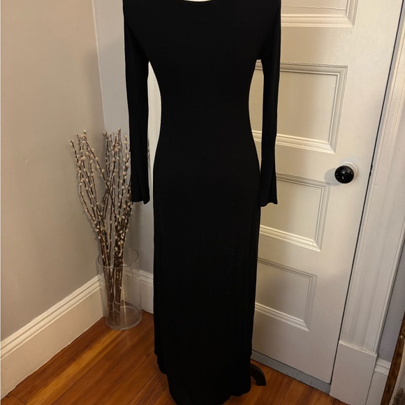 Donna Ricco Classic Black Long Sleeve Dress - Picture 5 of 6